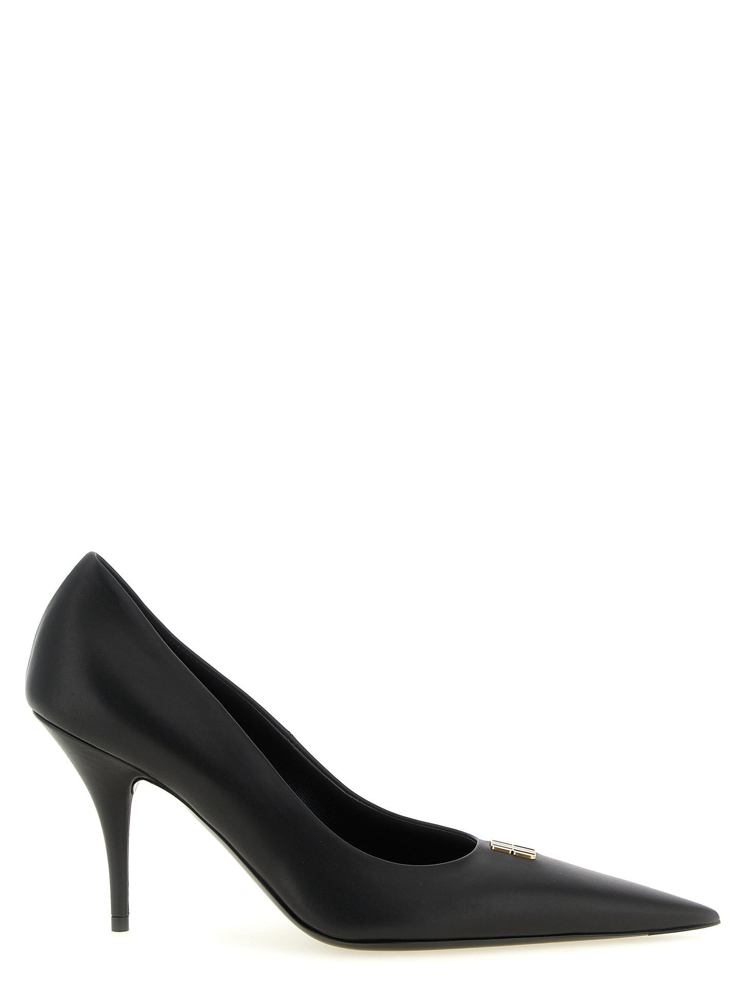 Balenciaga Black Calfskin High Heel Pumps