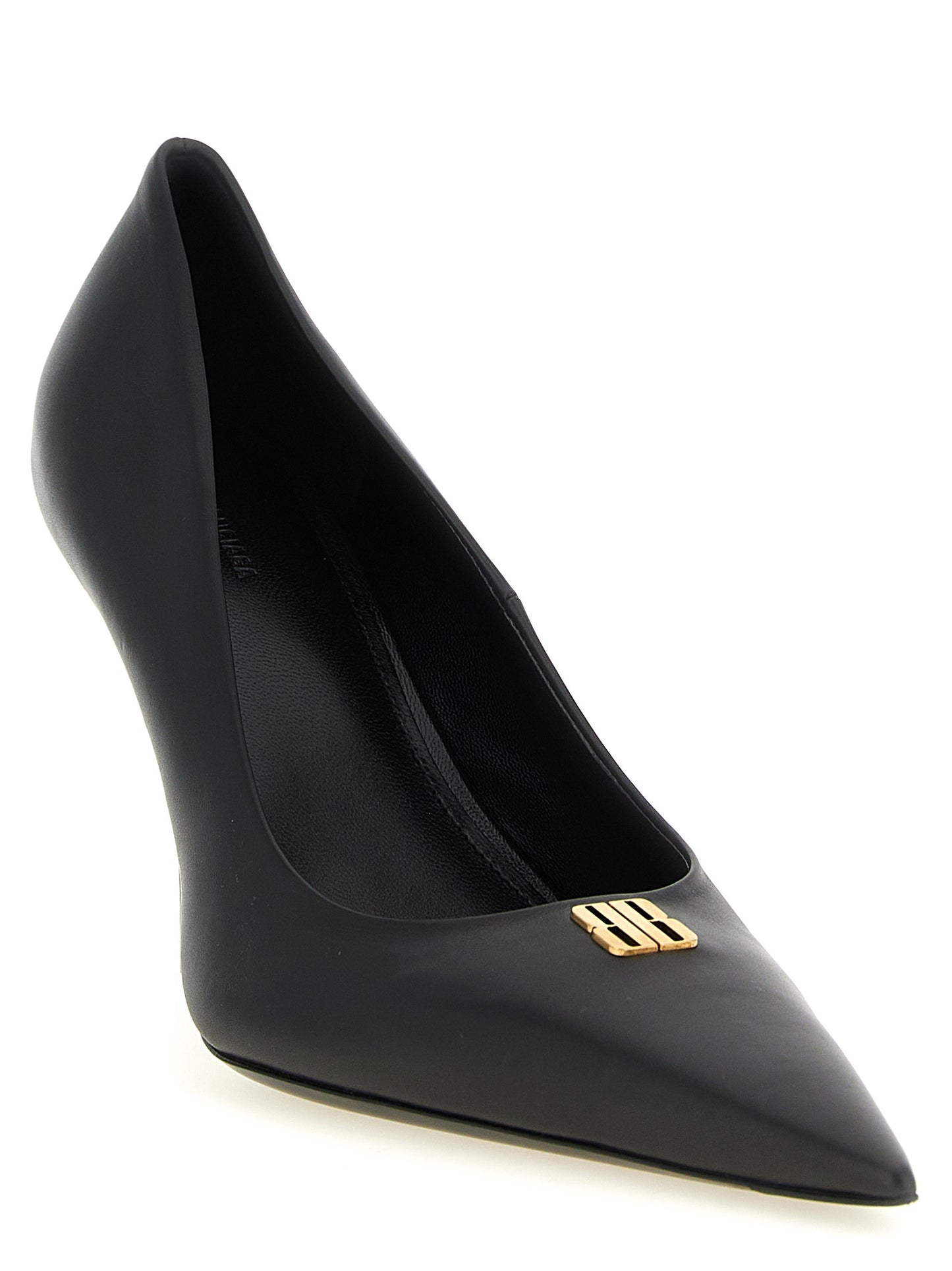 Balenciaga Black Calfskin High Heel Pumps