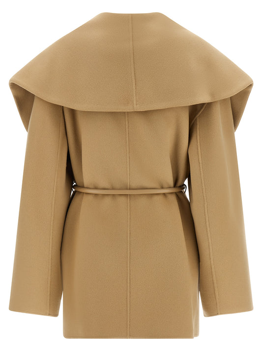 Sportmax Beige Wool Coat