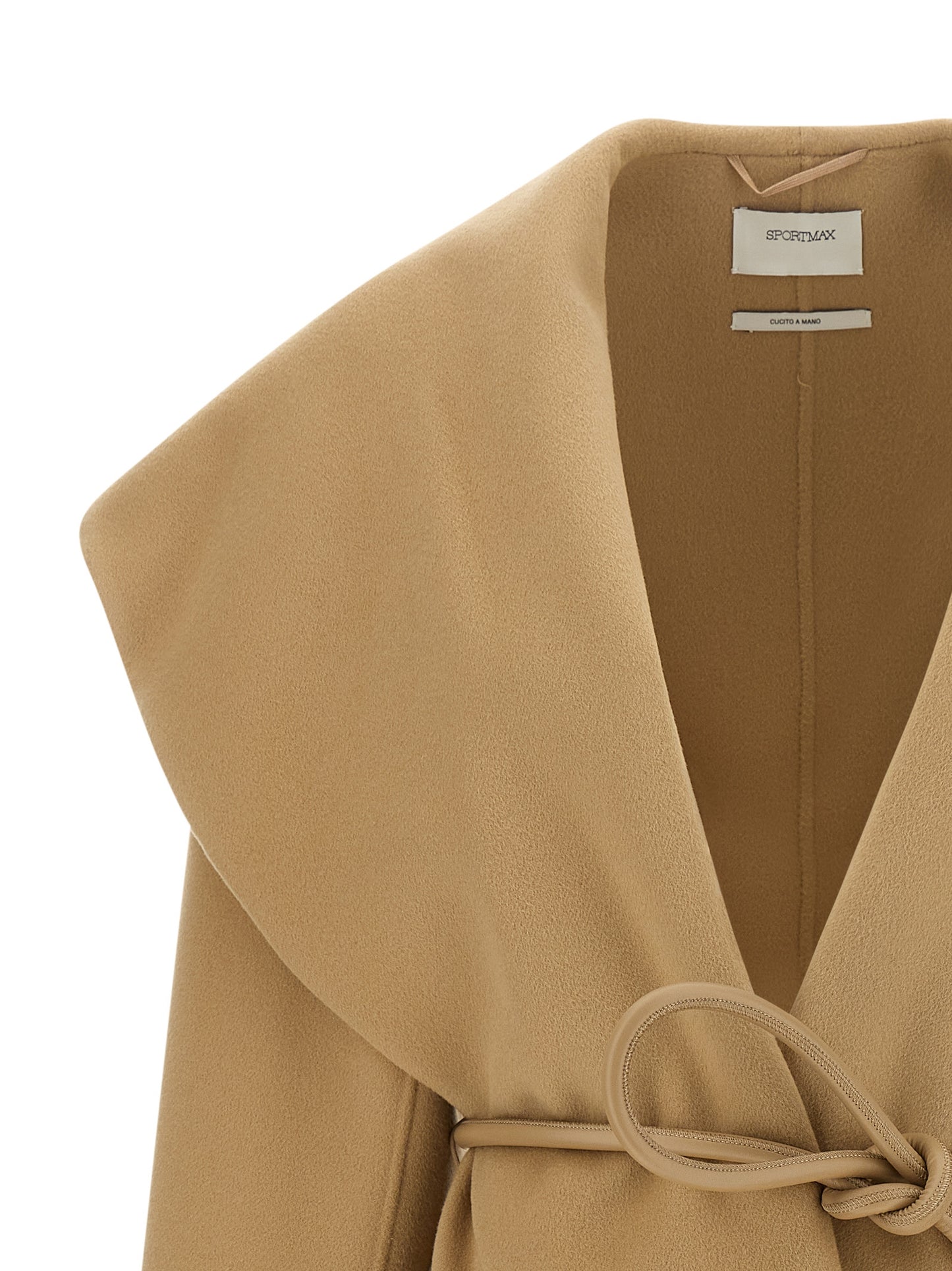 Sportmax Beige Wool Coat