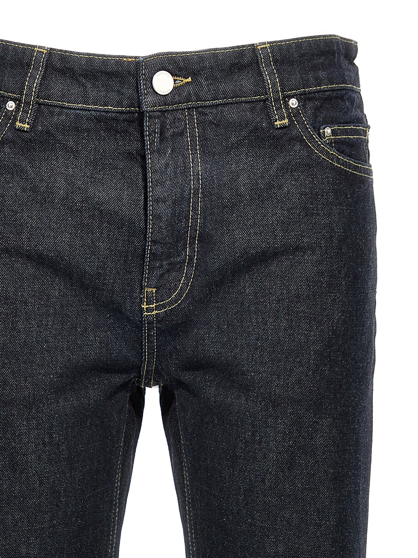 TOTEME Blue Cotton Tapered Jeans