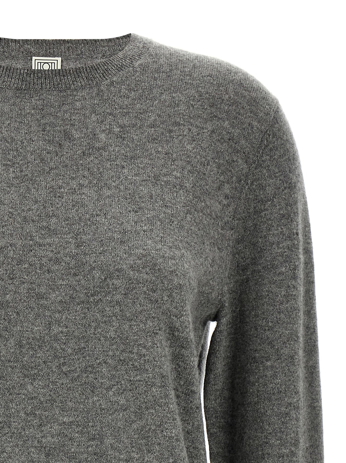 TOTEME Gray Cashmere Cardigan