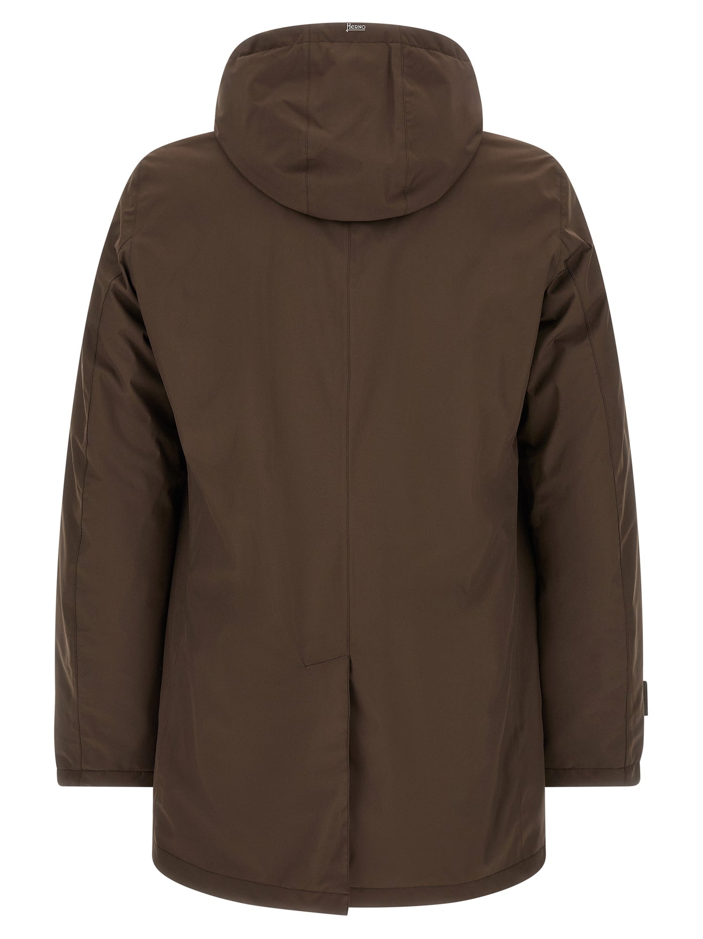 Herno Brown Polyester Parka