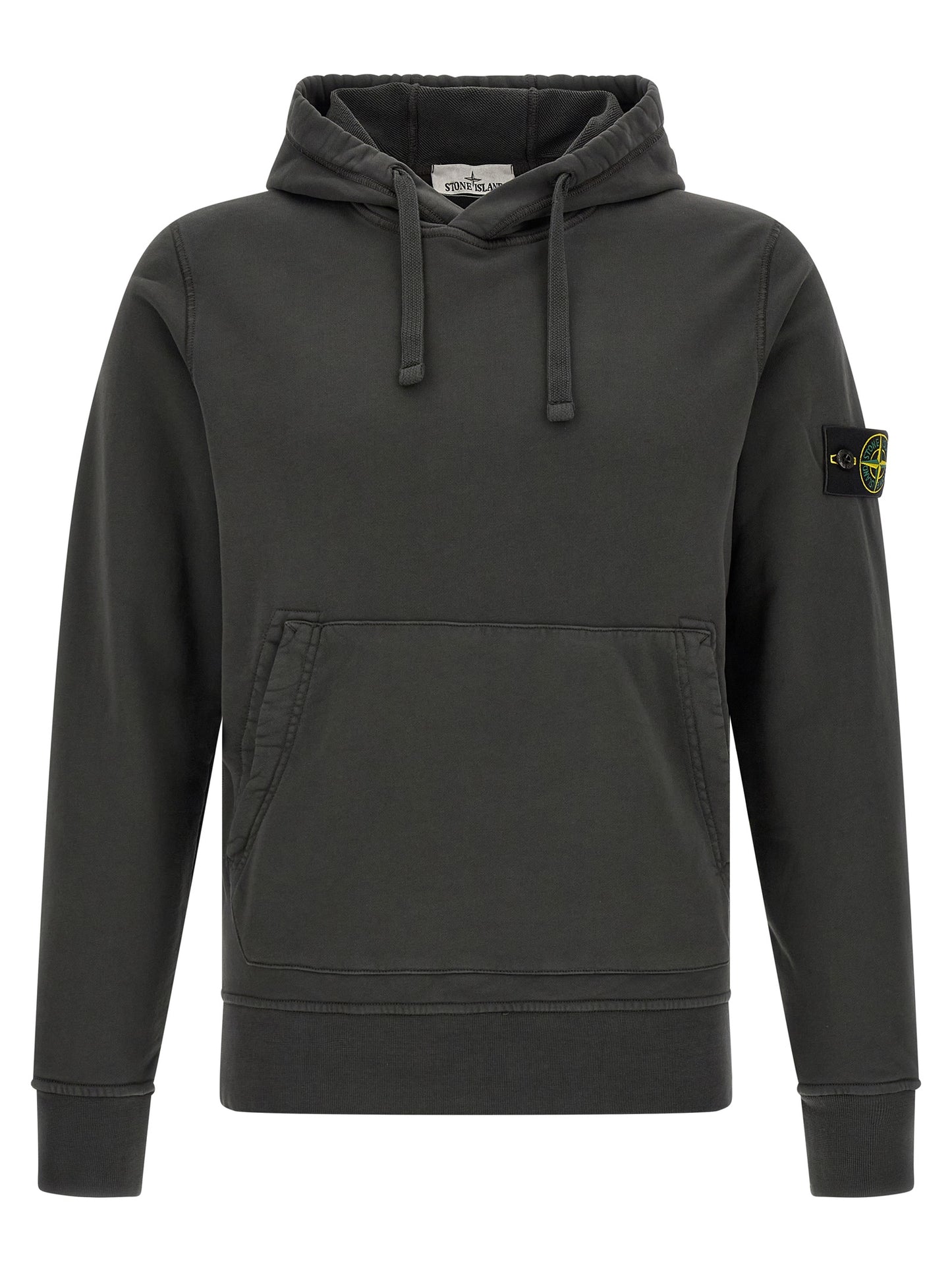 Stone Island Gray Cotton Sweatshirt