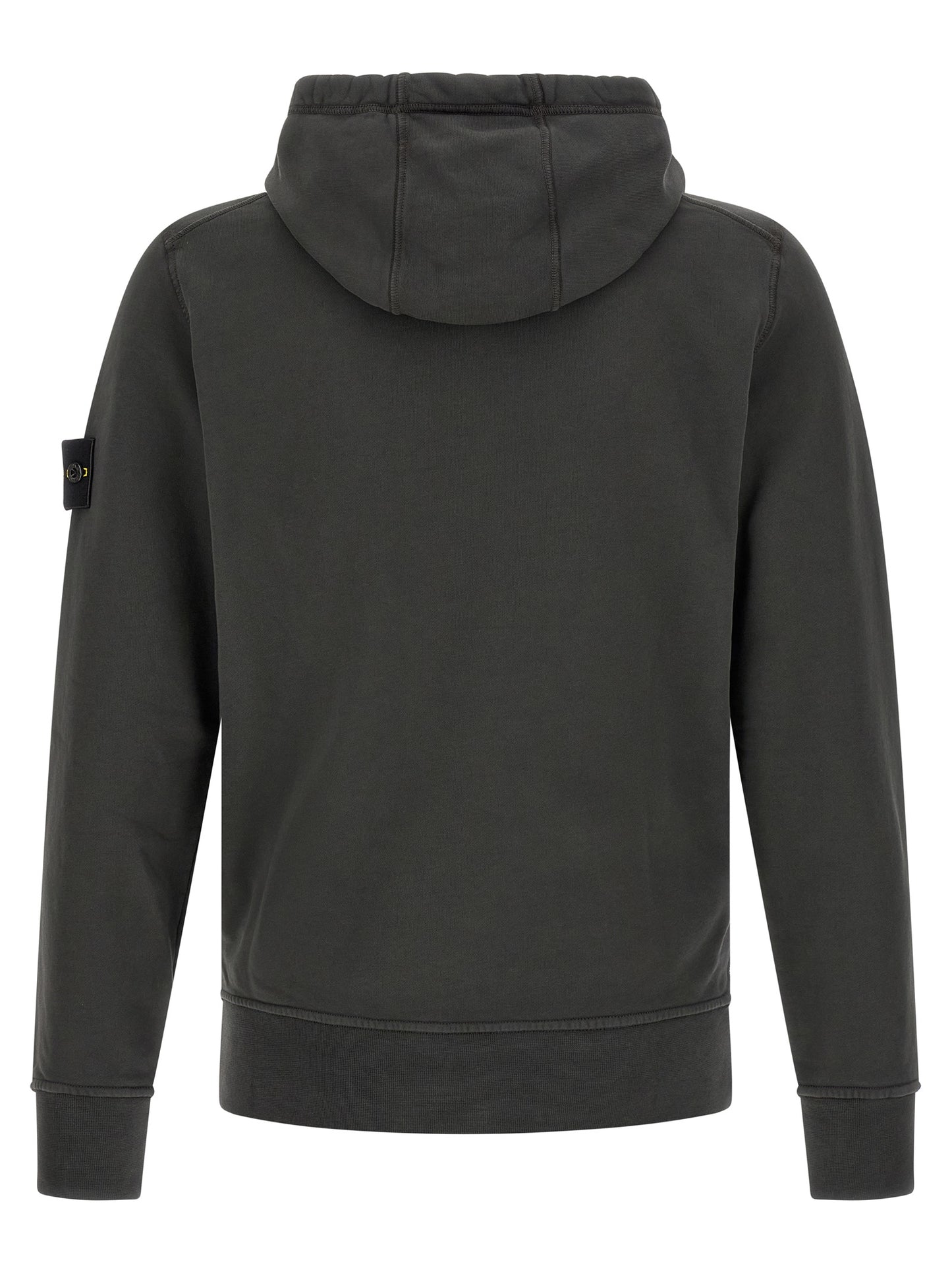 Stone Island Gray Cotton Sweatshirt