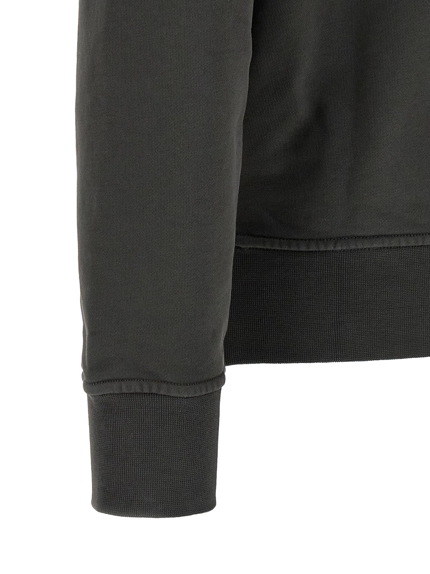 Stone Island Gray Cotton Sweatshirt