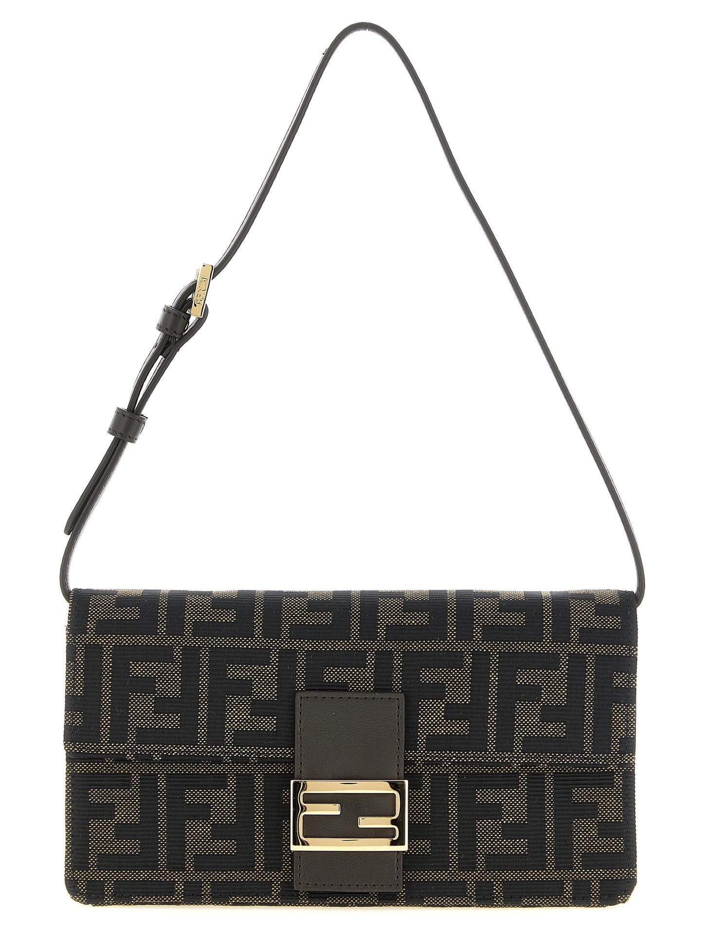 Fendi Brown Polyester Cardholder