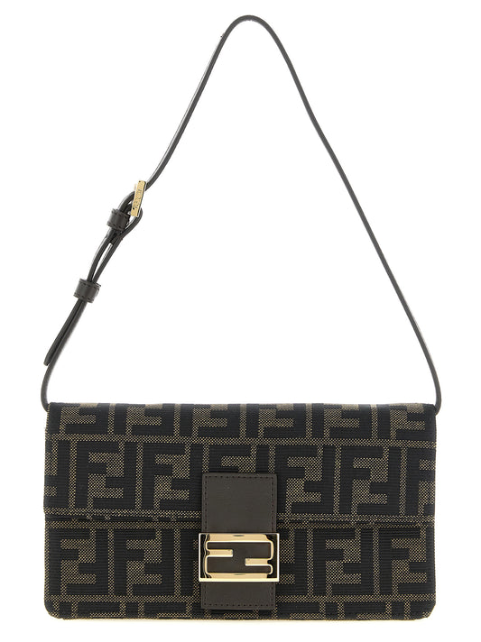 Fendi Brown Polyester Cardholder