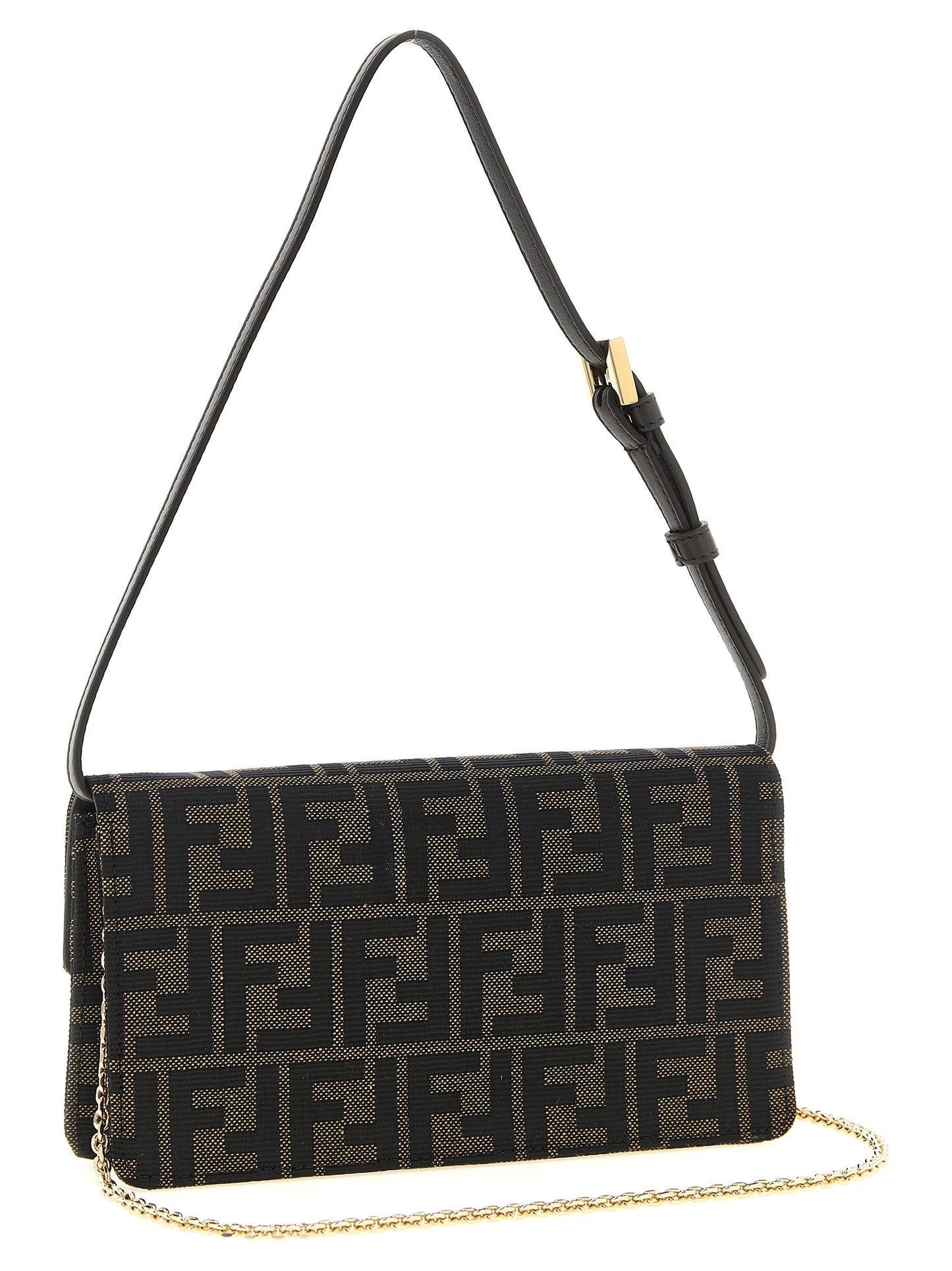 Fendi Brown Polyester Cardholder