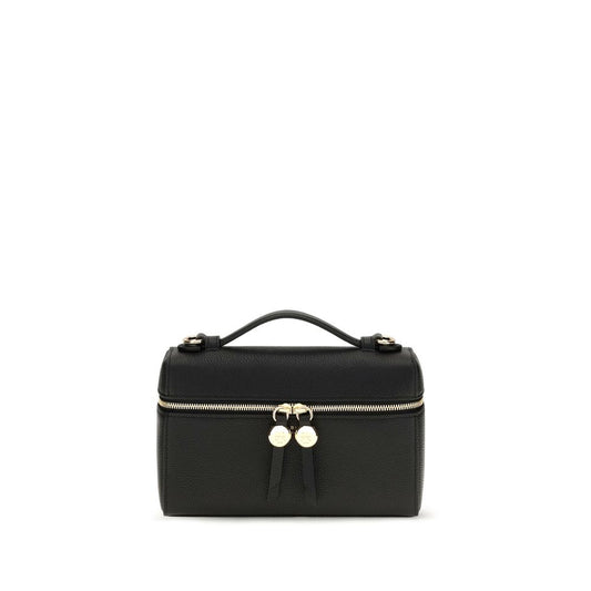 Tory Burch Black Calf Leather Bos Taurus Handbag