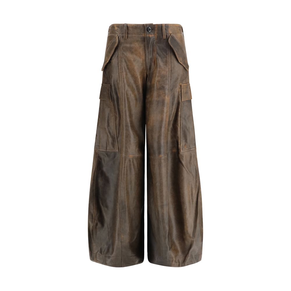 R13 Brown Lamb Ovis Aries Cargo Pants