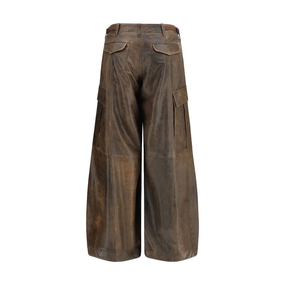 R13 Brown Lamb Ovis Aries Cargo Pants