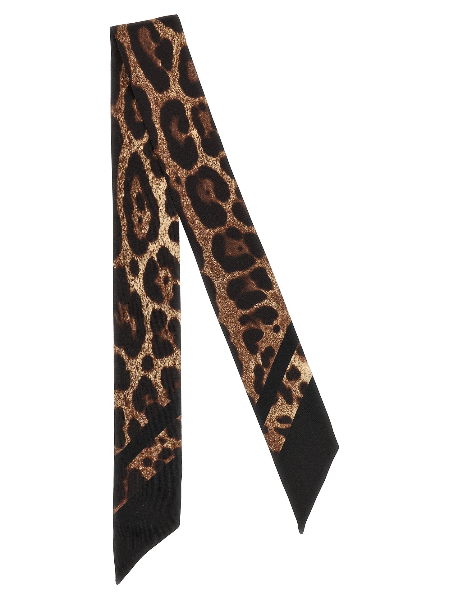 Dolce & Gabbana Brown Silk Foulard