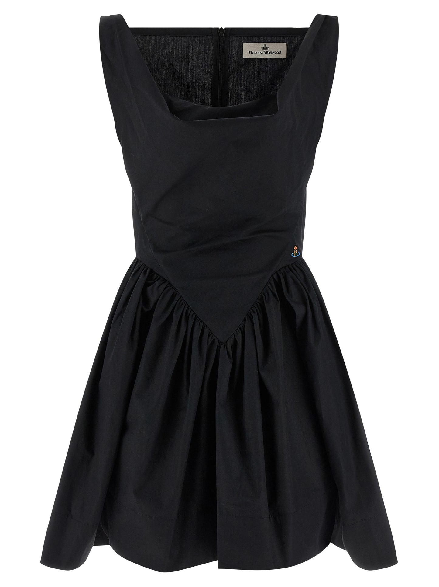 Vivienne Westwood Black Cotton Short Dress
