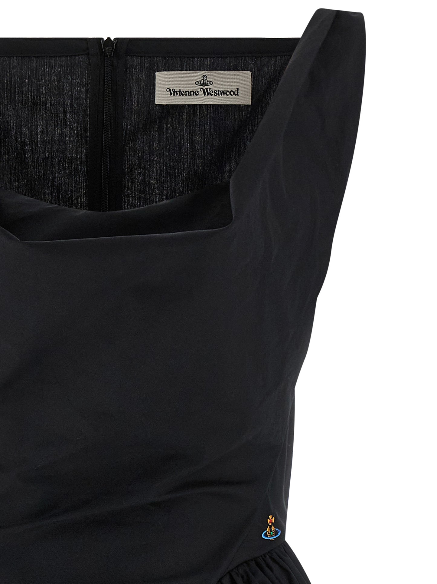 Vivienne Westwood Black Cotton Short Dress