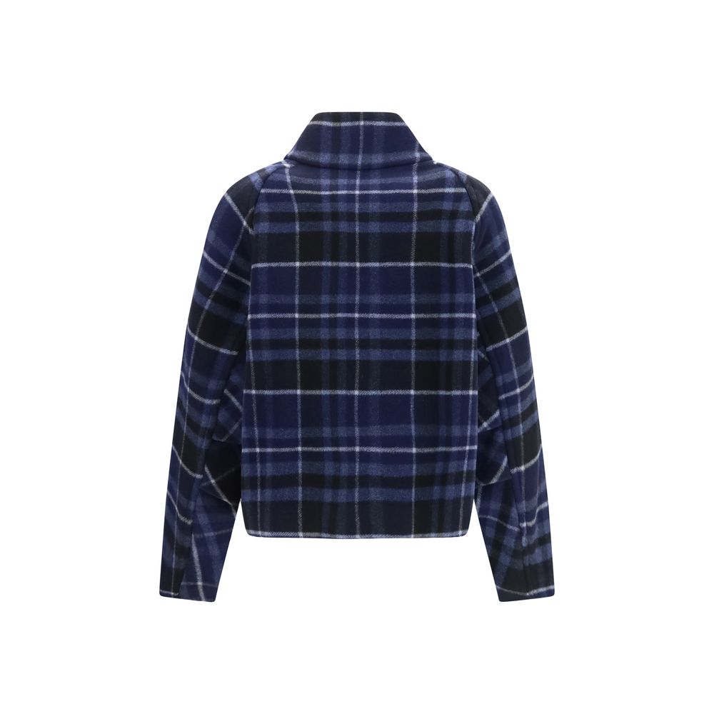 PINKO Blue Wool Oves Aries Shell Jacket