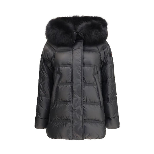 Peuterey Black Polyester Full-Length Jacket
