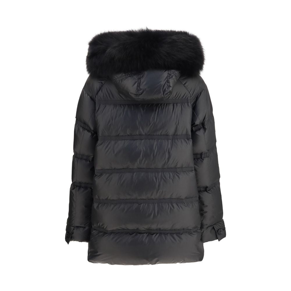 Peuterey Black Polyester Full-Length Jacket