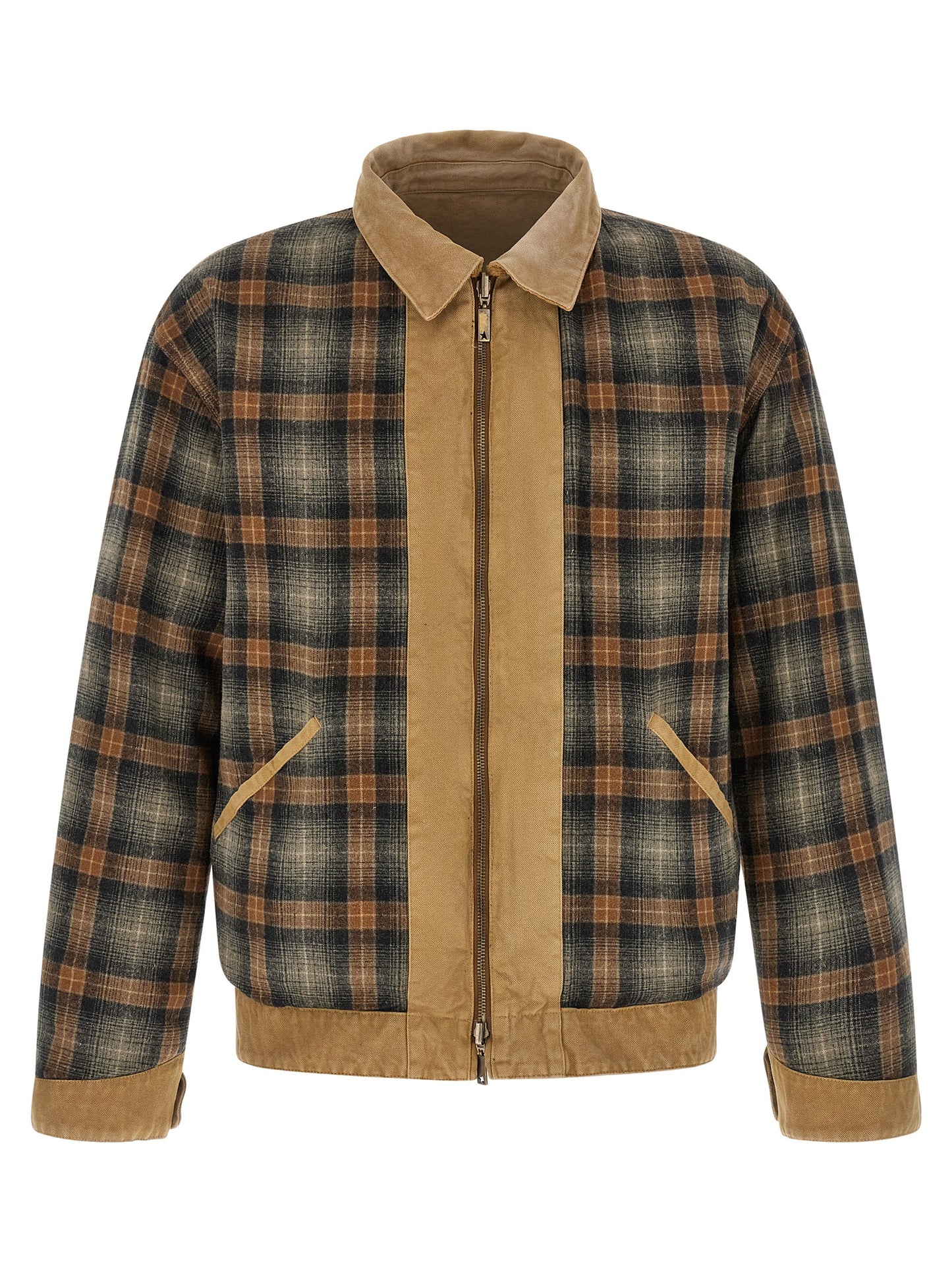 Golden Goose Beige Cotton Shell Jacket