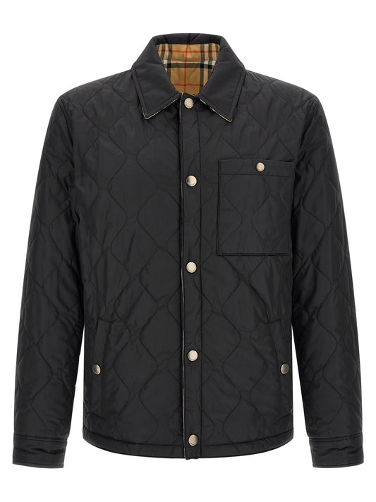Burberry Black Polyamide Full-Length Jacket