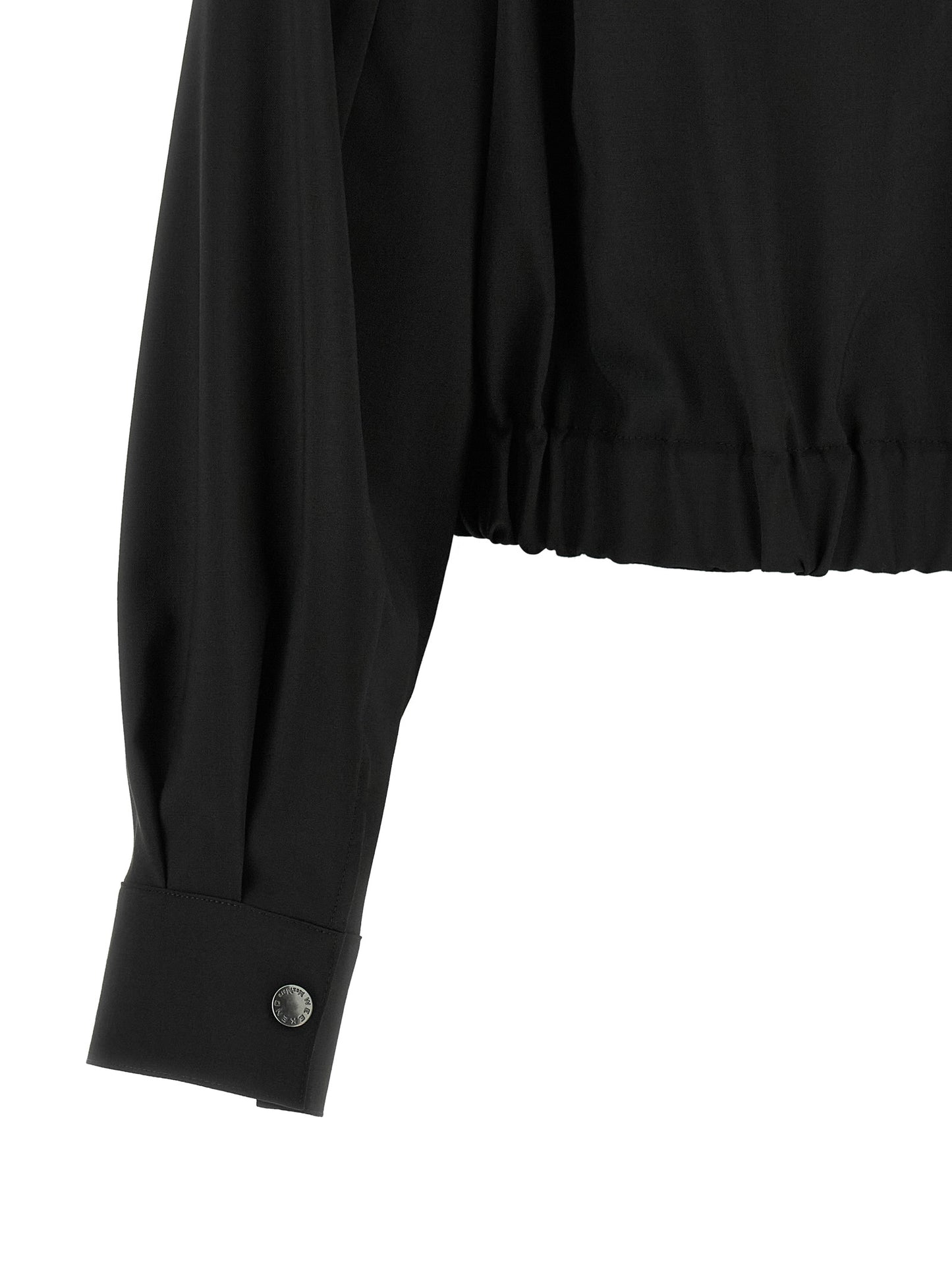 Max Mara Black Wool Full-Length Jacket