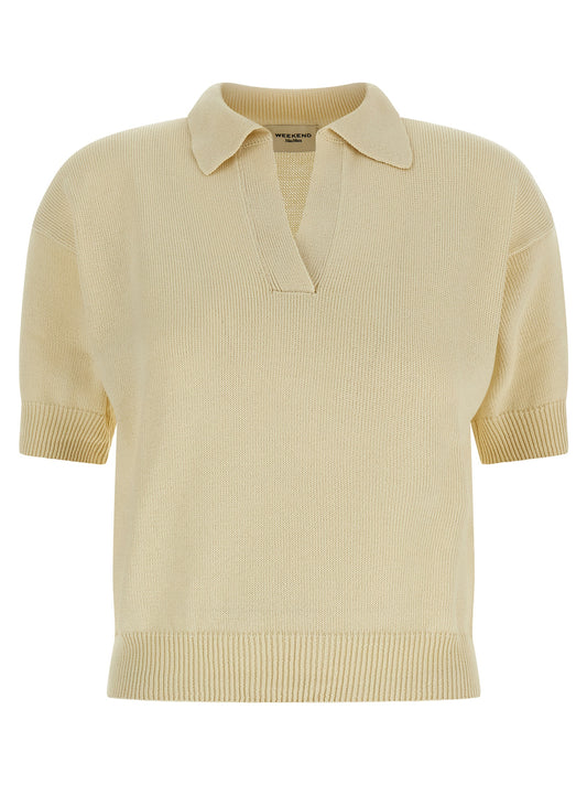 Max Mara Beige Cotton Cardigan