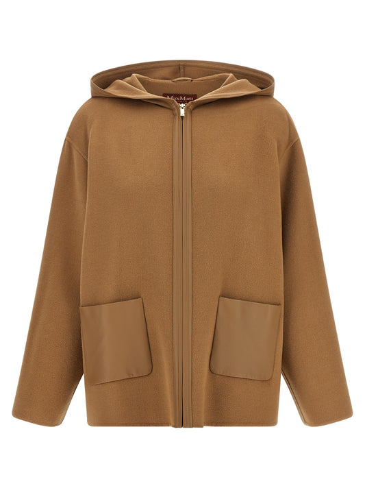 Max Mara Beige Virgin Wool Coat