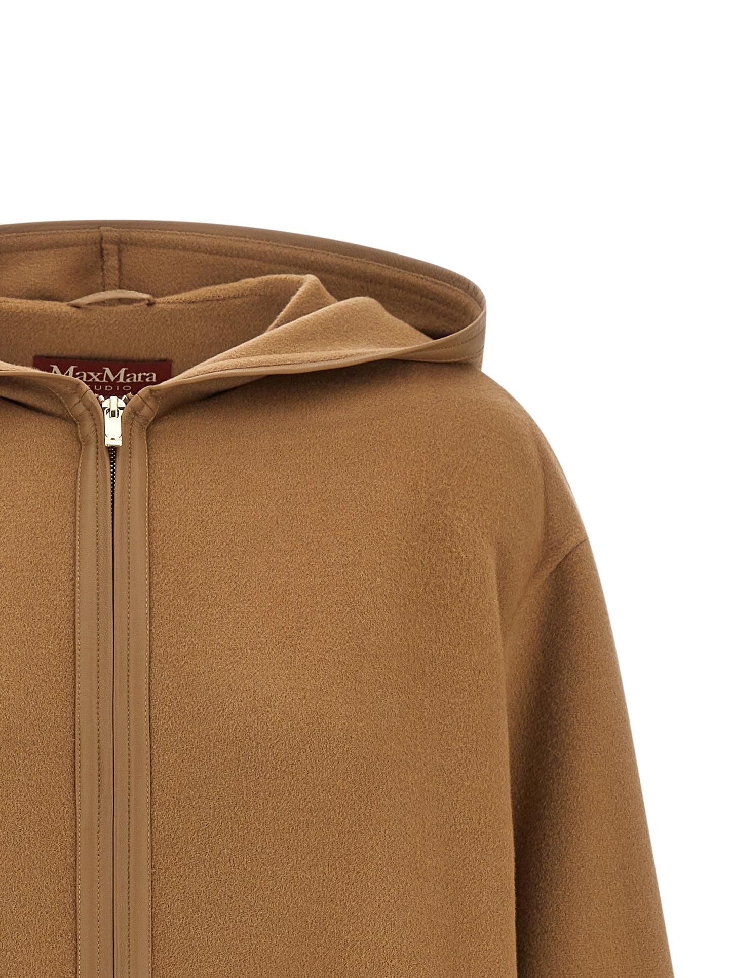 Max Mara Beige Virgin Wool Coat