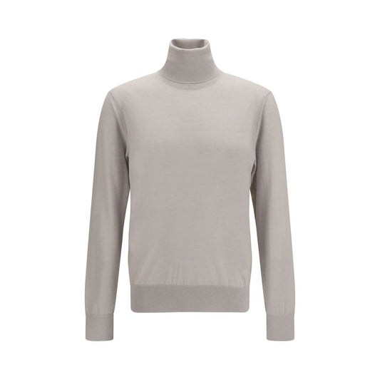 Dolce & Gabbana Beige Cashmere Turtleneck