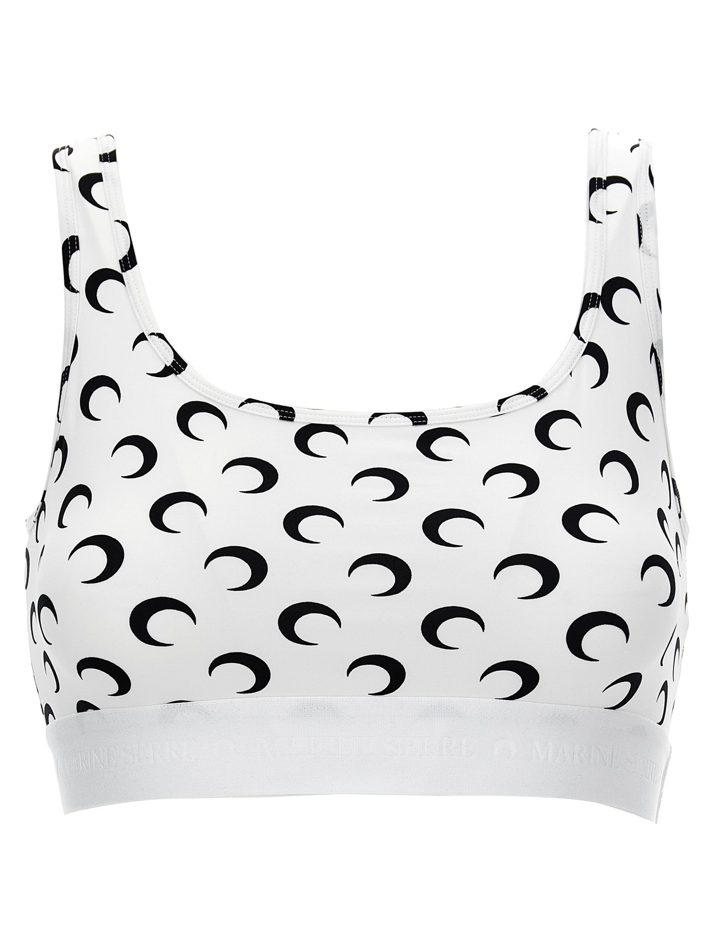 Marine Serre Bicolor Polyamide Sport Bra