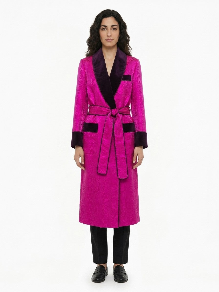 Dolce & Gabbana Pink Polyester Coat