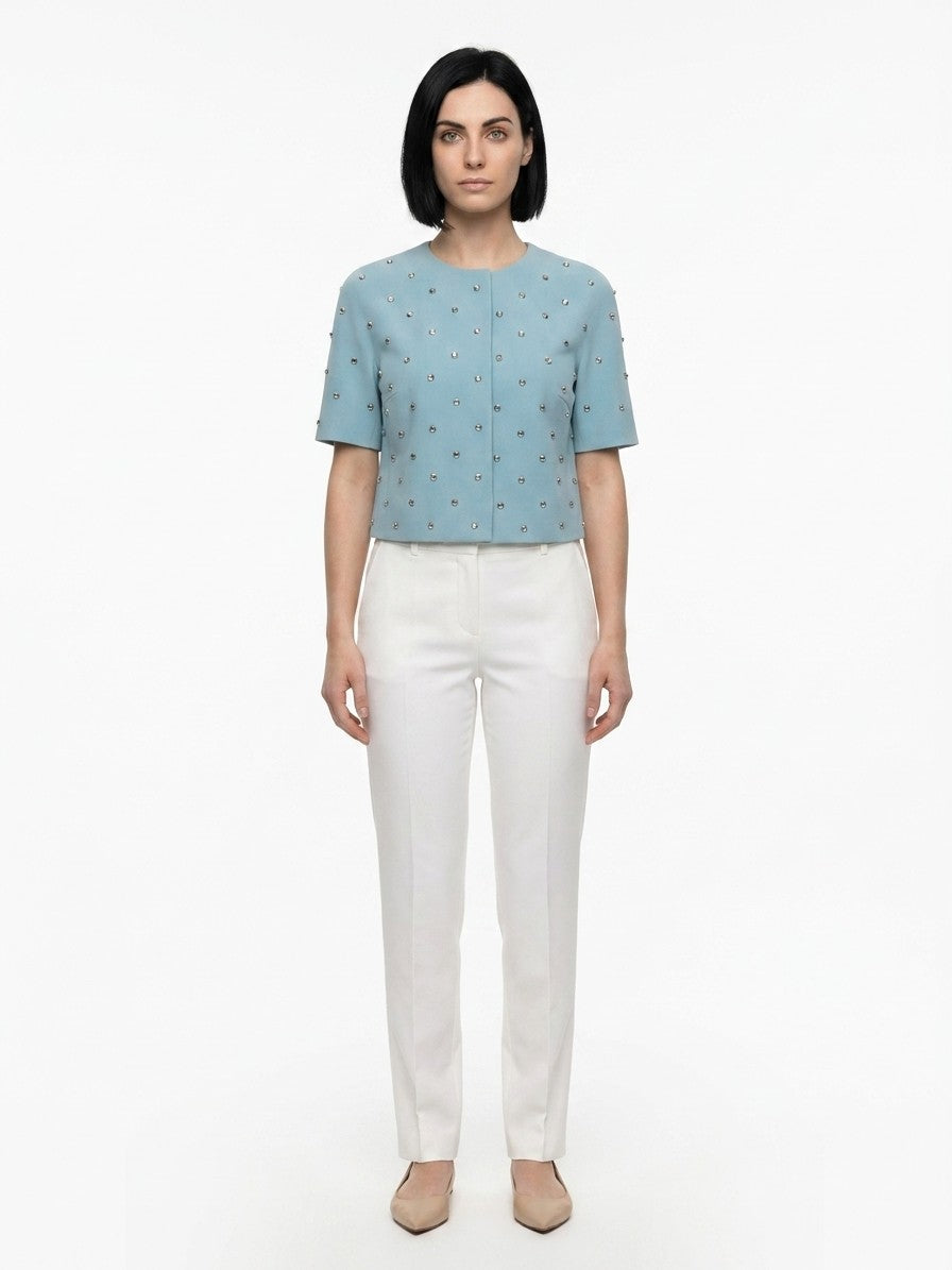 Dolce & Gabbana Blue Acetate Jacket