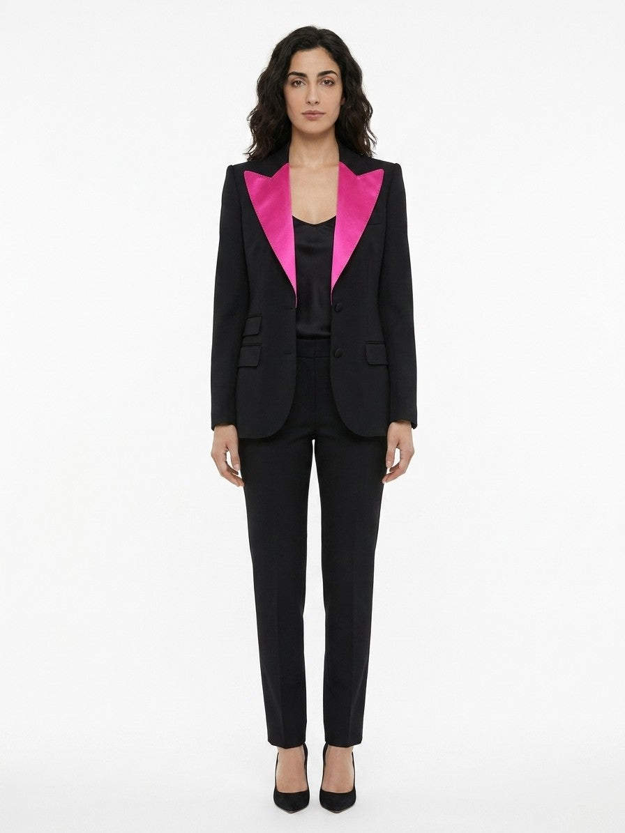 Dolce & Gabbana Black Elastane Jacket