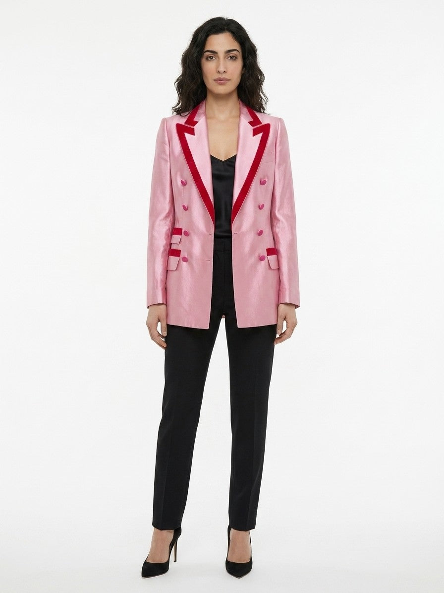 Dolce & Gabbana Pink Cotton Jacket