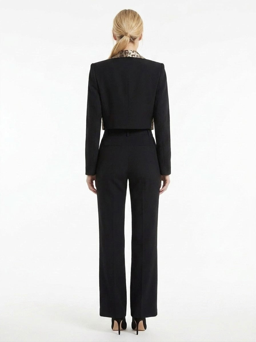 Dolce & Gabbana Black Elastane Jacket