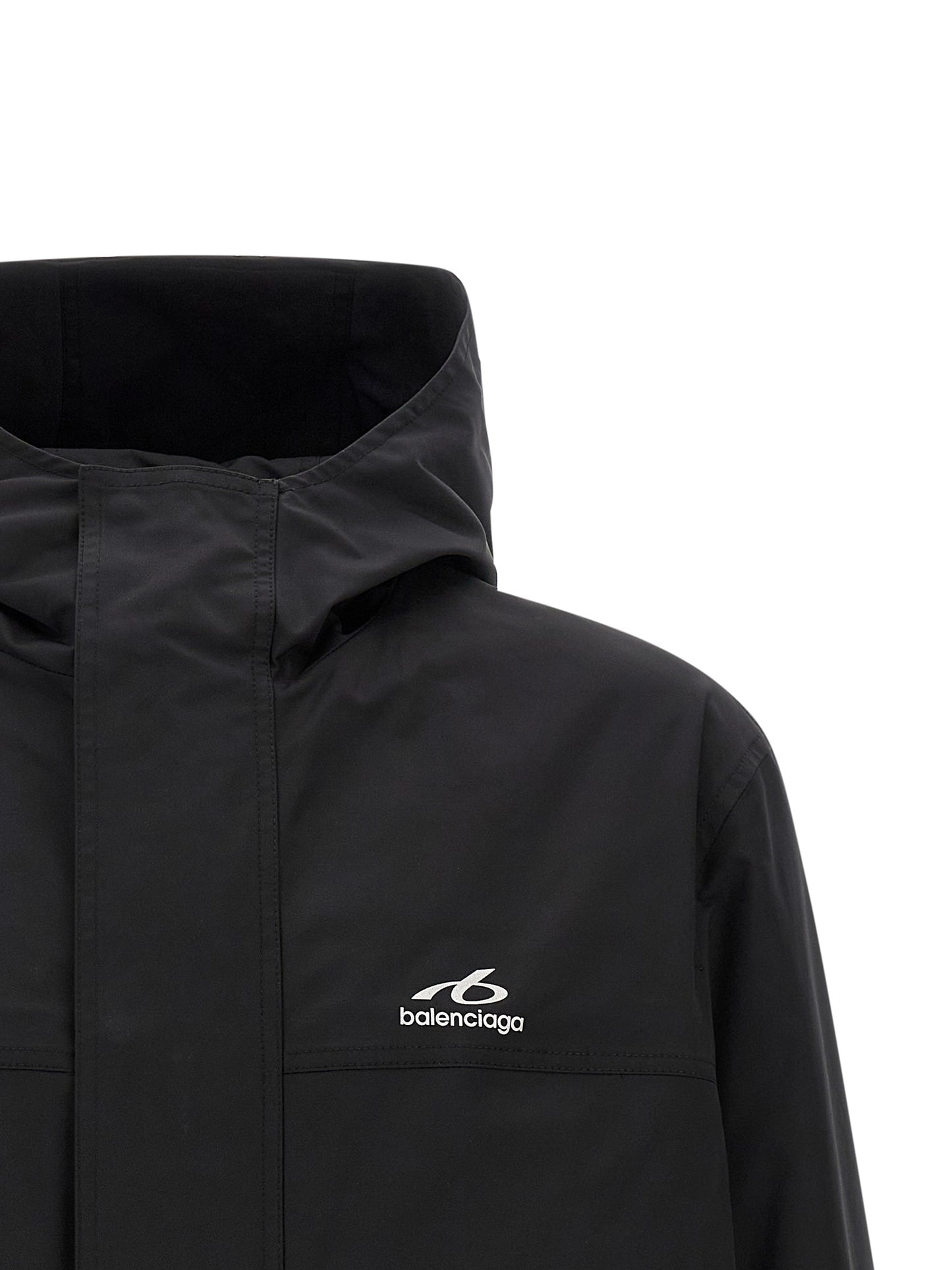 Balenciaga Black Polyester Parka