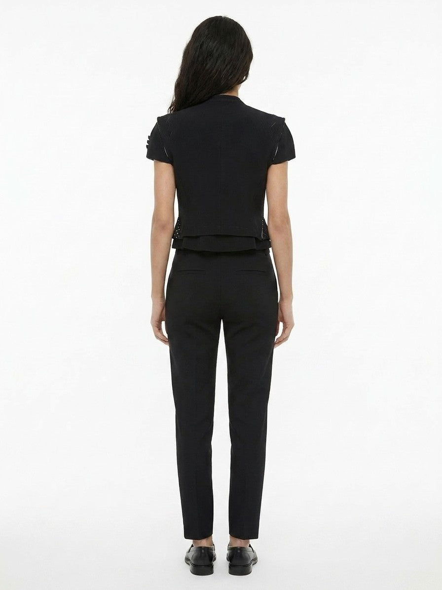 Dolce & Gabbana Black Elastane Jacket
