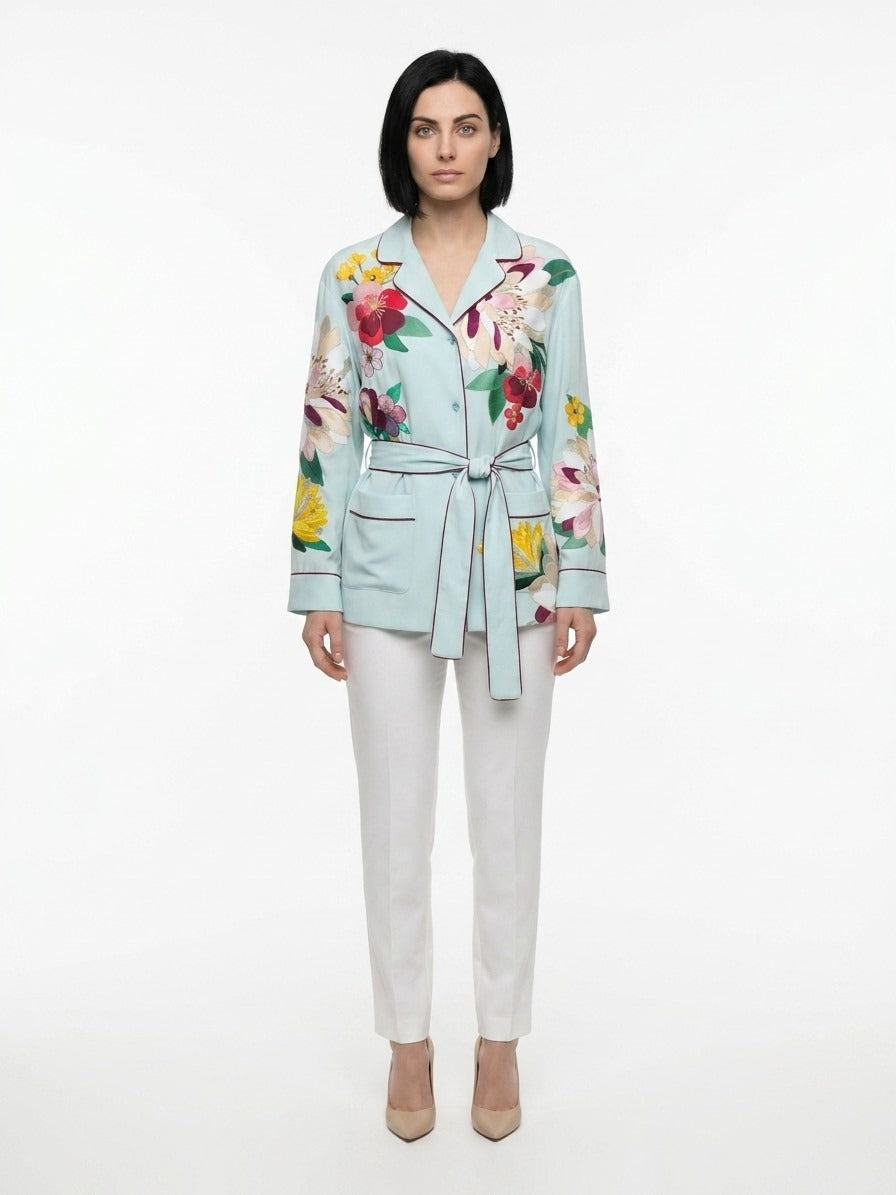 Dolce & Gabbana Multicolor Elastane Blouse