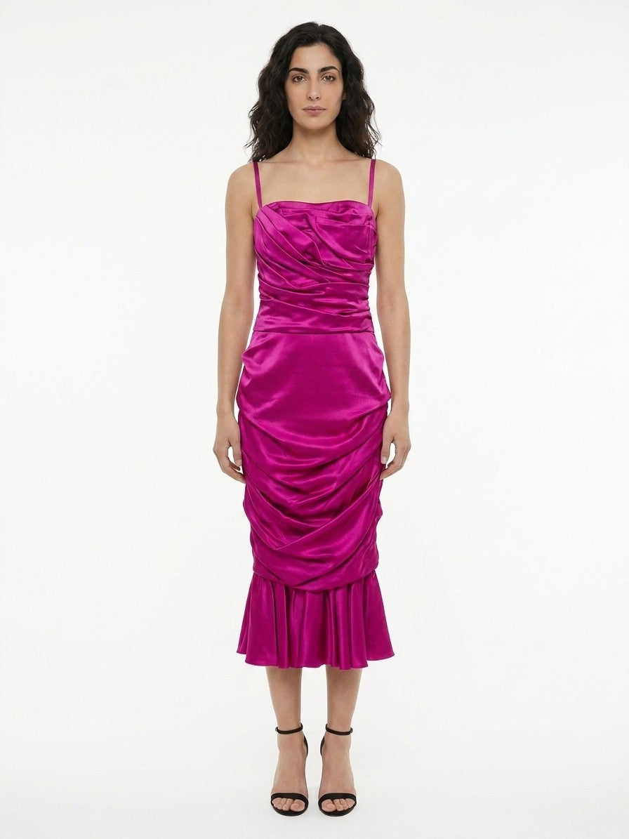 Dolce & Gabbana Pink Elastane Cocktail Dress