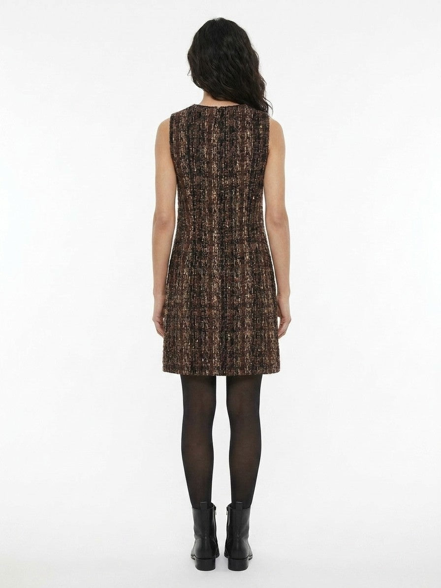 Dolce & Gabbana Brown Acetate Casual Dress