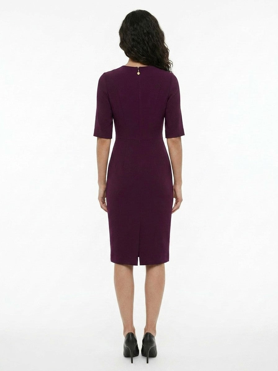 Dolce & Gabbana Purple Acetate Casual Dress