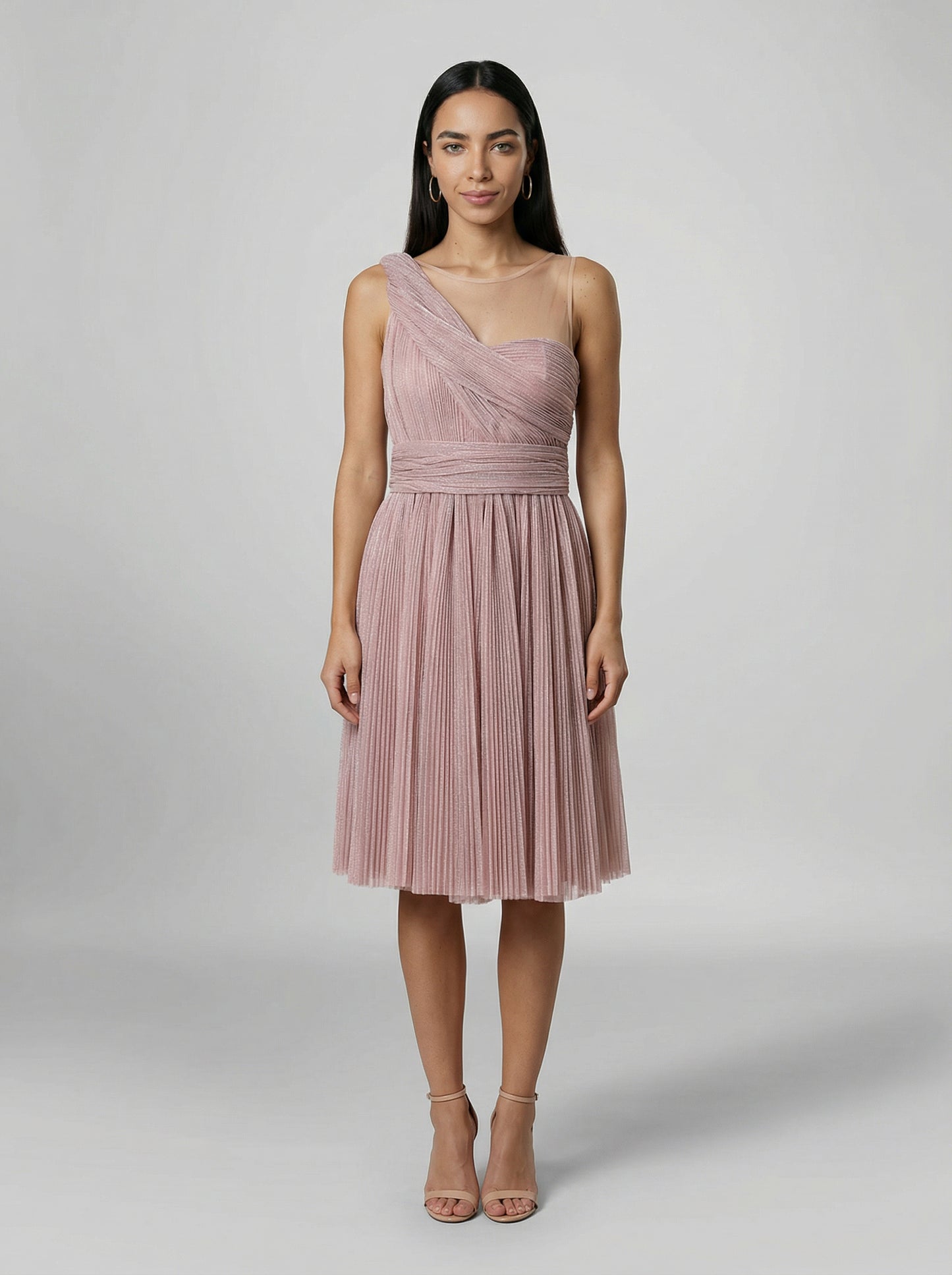 Dolce & Gabbana Pink Cotton Cocktail Dress