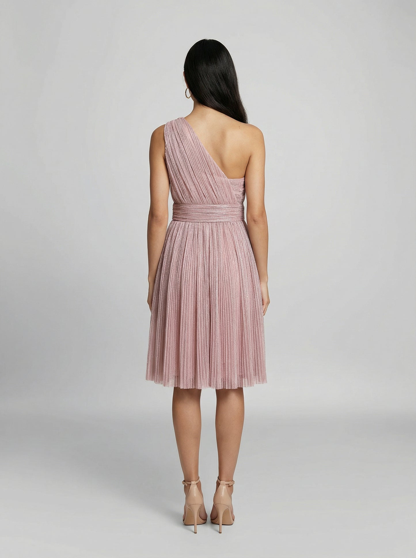 Dolce & Gabbana Pink Cotton Cocktail Dress