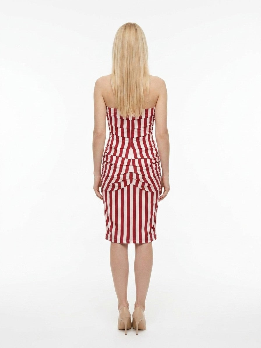Dolce & Gabbana Red Elastane Casual Dress