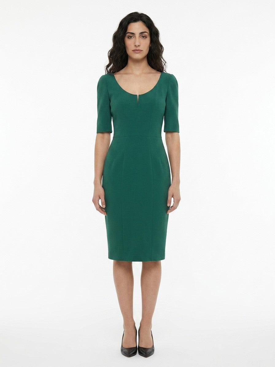 Dolce & Gabbana Green Acetate Casual Dress