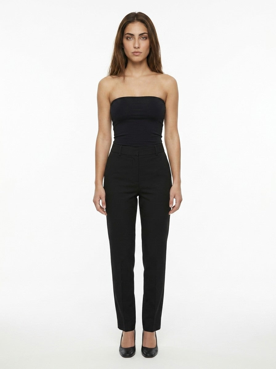 Dolce & Gabbana Black Cotton Sleeveles T-Shirt