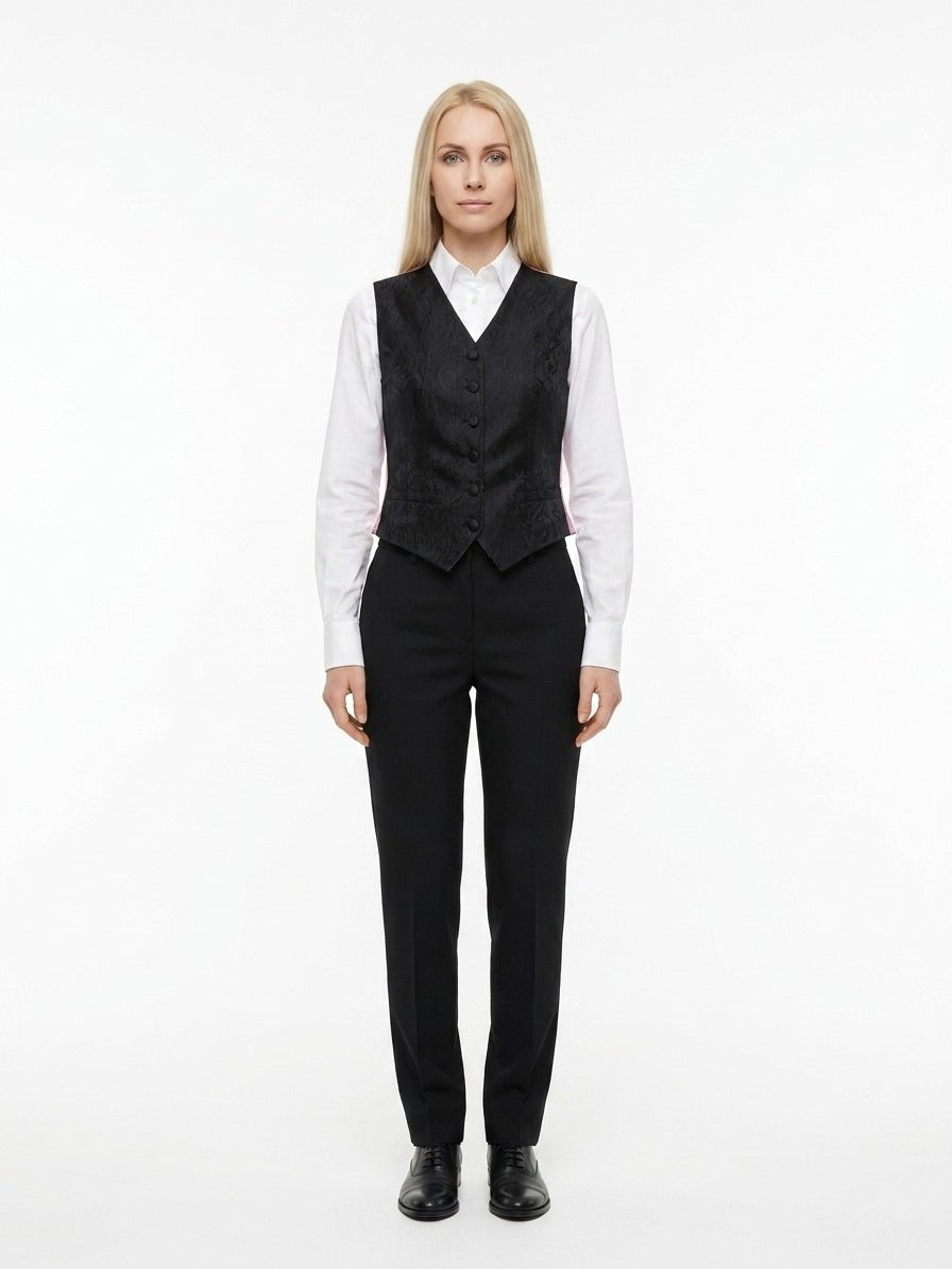 Dolce & Gabbana Black Acetate Waistcoat