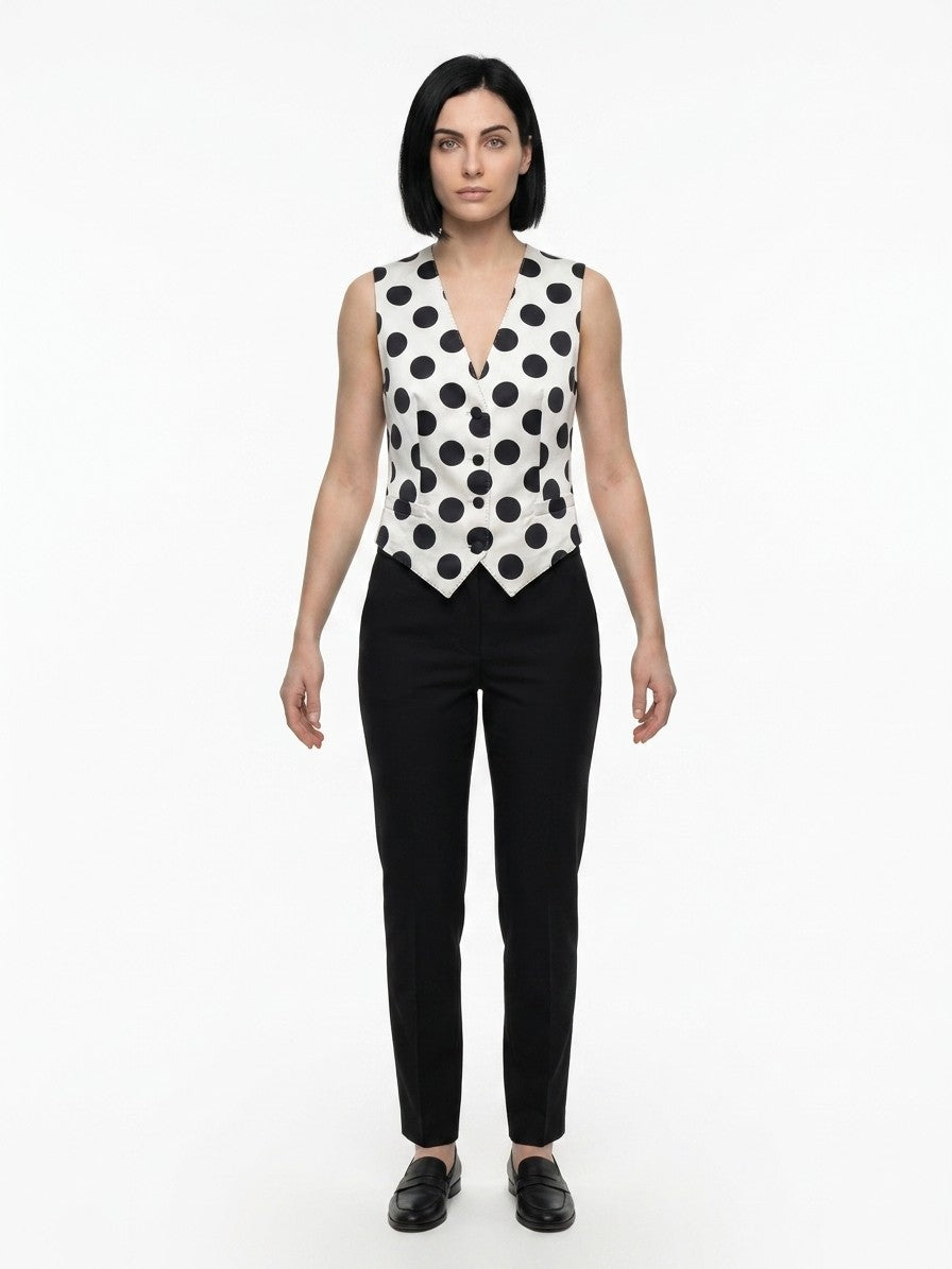 Dolce & Gabbana Multicolor Polyamide Waistcoat