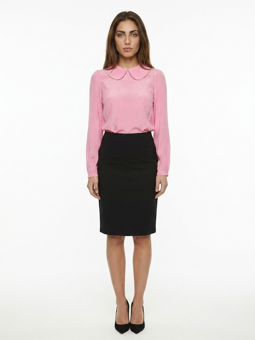 Dolce & Gabbana Pink Elastane T-Shirt