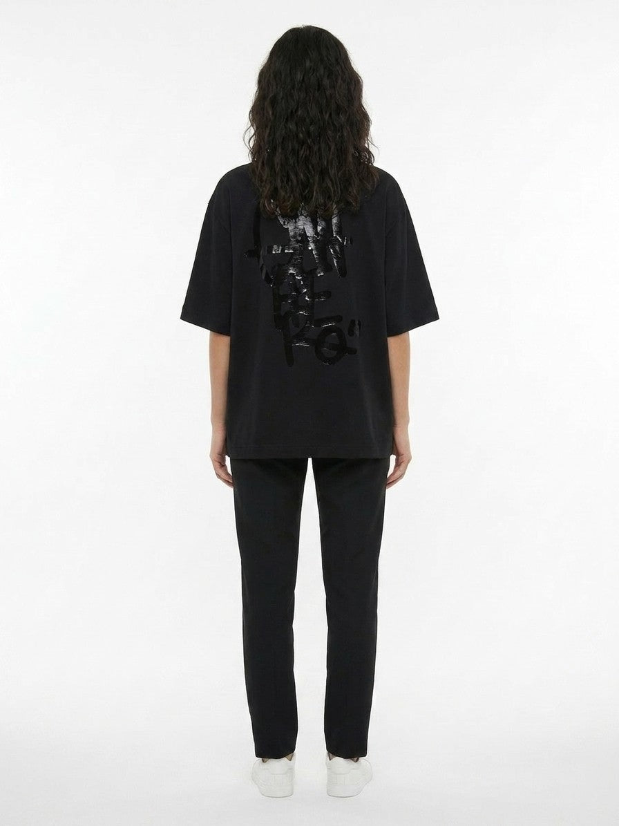Dolce & Gabbana Black Cotton T-Shirt